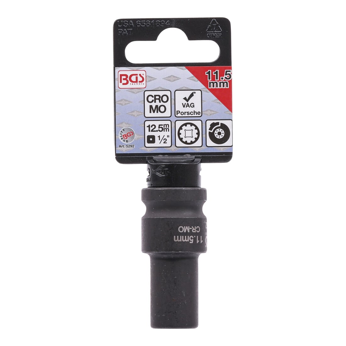 BGS Douille pour étrier 10 pans pour VAG et Porsche 11,5 mm