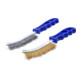 BGS Drahtbürsten-Satz 71033, Stahl und Messingdraht, 260 mm, 2-tlg.-1