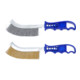 BGS Drahtbürsten-Satz 71033, Stahl und Messingdraht, 260 mm, 2-tlg.-4