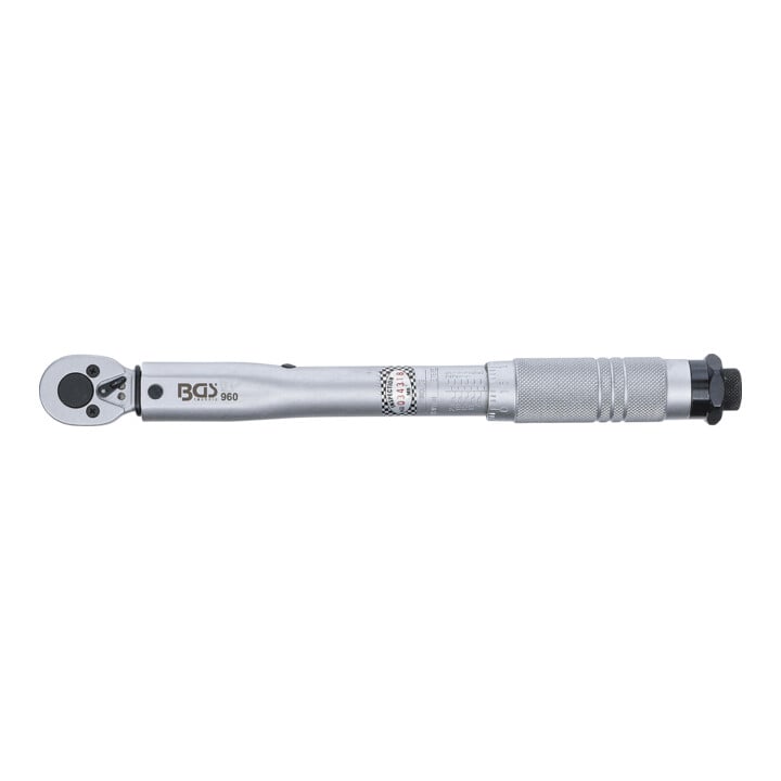 BGS Drehmomentschlüssel Abtrieb Außenvierkant 6,3 mm 5 - 25 Nm