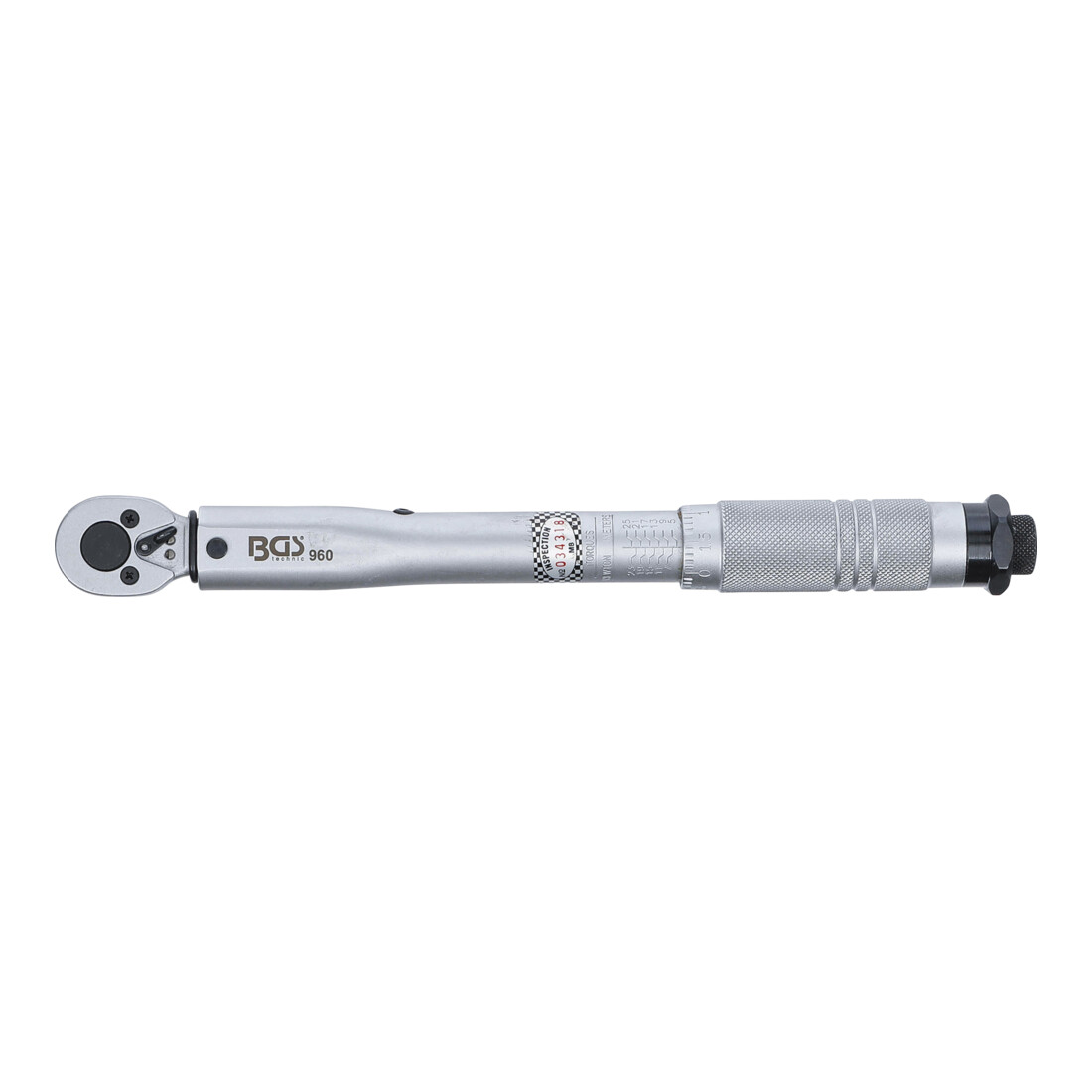 BGS Drehmomentschlüssel Abtrieb Außenvierkant 6,3 mm 5 - 25 Nm