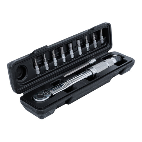 BGS Drehmomentschlüssel-Satz, Abtrieb Außenvierkant 6,3 mm (1/4"), 2 - 24 Nm, 11-tlg.
