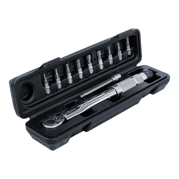 BGS Drehmomentschlüssel-Satz, Abtrieb Außenvierkant 6,3 mm (1/4"), 2 - 24 Nm, 11-tlg.
