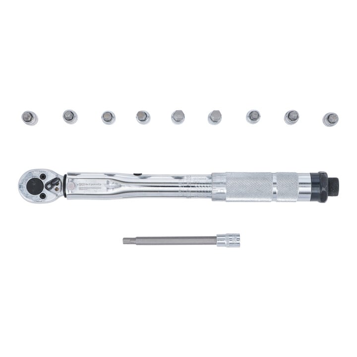 BGS Drehmomentschlüssel-Satz, Abtrieb Außenvierkant 6,3 mm (1/4"), 2 - 24 Nm, 11-tlg.