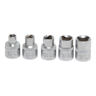 BGS driehoekige doppenset M5 - M12 (8 - 16,5 mm) 5 delig