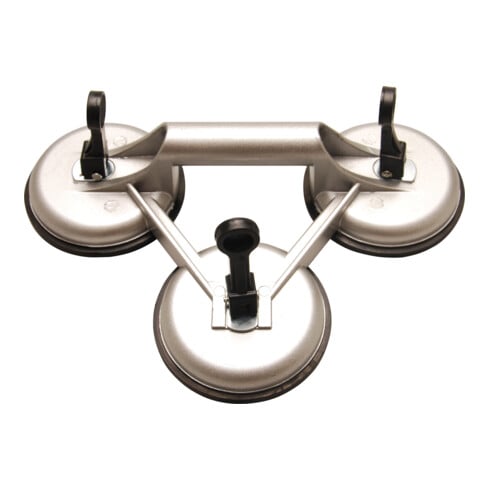 BGS Drievoudige rubberen zuignap aluminium Ø 115 mm