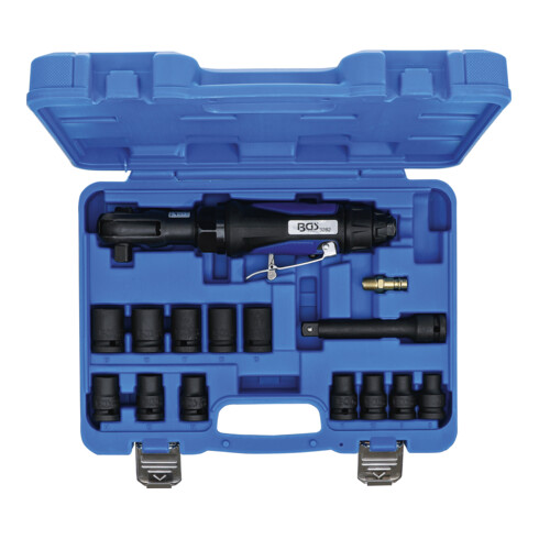BGS Druckluft-Ratschenschrauber-Satz 12,5 mm (1/2") 102 Nm 14-tlg.