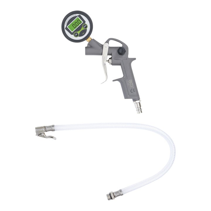 BGS Druckluft-Reifenfüllpistole digital 0 - 8 bar 6794