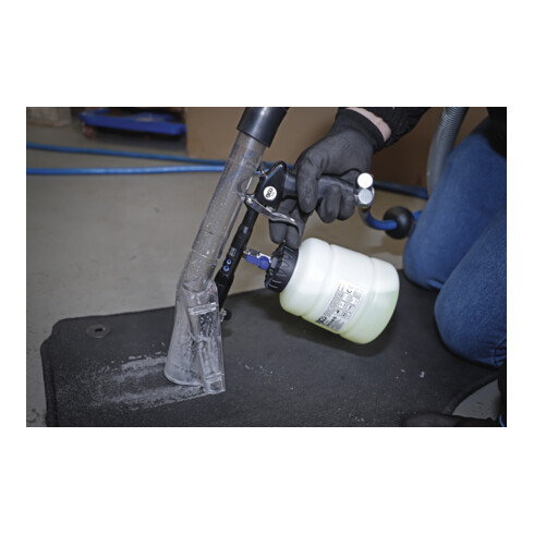 BGS Druckluft-Reinigungspistole mit Bürsten- und Saugaufsatz 7-tlg.