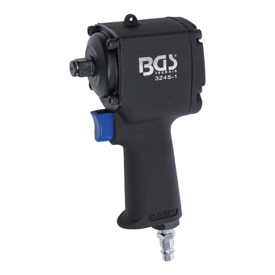 BGS Druckluft-Schlagschrauber 12,5 mm 678 Nm extra kurz 98 mm