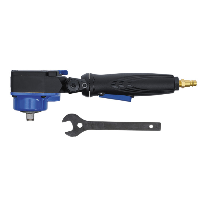 BGS Druckluft-Schlagschrauber abgewinkelt mit dreh- und neigbarem Kopf 12,5 mm (1/2") 542 Nm