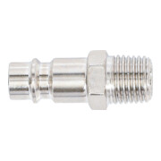 BGS Druckluft-Stecknippel 3222-1, 6,3 mm (1/4") Außengewinde-4