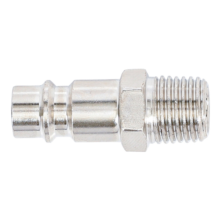 BGS Druckluft-Stecknippel 3222-1, 6,3 mm (1/4") Außengewinde
