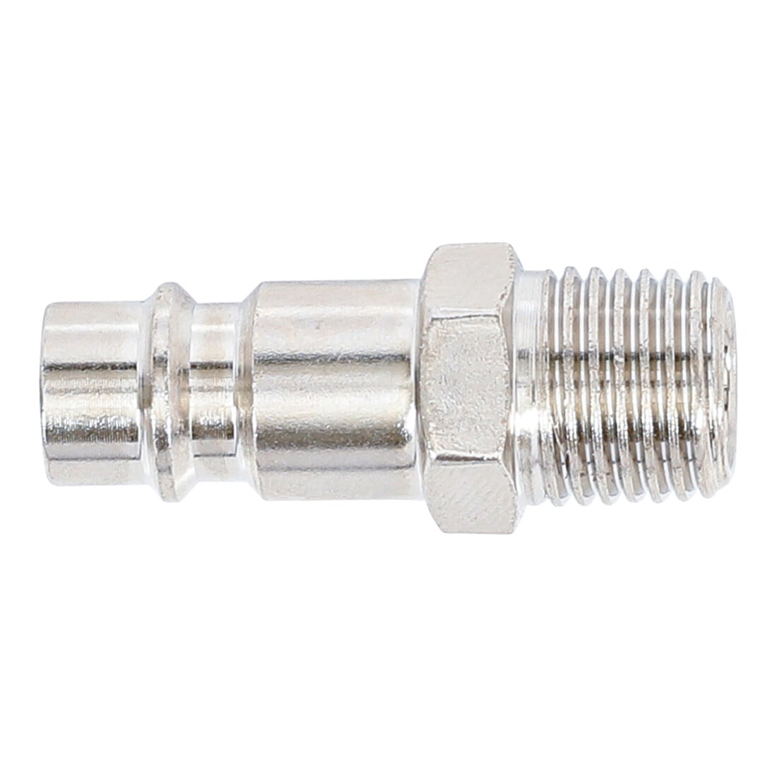 BGS Druckluft-Stecknippel 3222-1, 6,3 mm (1/4") Außengewinde