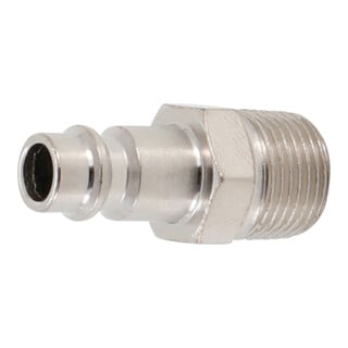 BGS Druckluft-Stecknippel 3222-4, 10 mm (3/8") Außengewinde