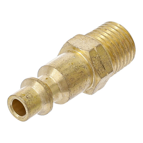 BGS Druckluft-Stecknippel 7056, 6,3 mm (1/4") Außengewinde, USA / Frankreich