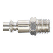 BGS Druckluft-Stecknippel 7057, 6,3 mm (1/4") Außengewinde, USA / Frankreich-4