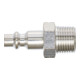 BGS Druckluft-Stecknippel 7064, 10 mm (3/8") Außengewinde, USA / Frankreich-4