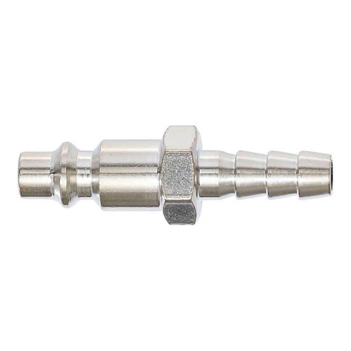 BGS Druckluft-Stecknippel mit 8 mm (5/16") Schlauchanschluss 7061, USA / Frankreich