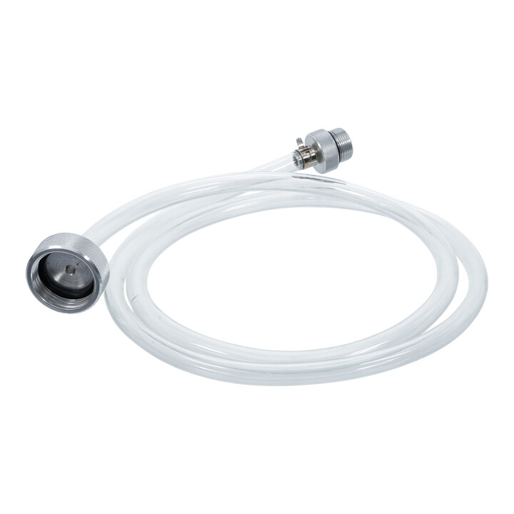BGS DSG versnellingsbak olie vulslang voor VAG Buitendraad (versnellingsbak zijde): M24 x 1,5 binnendraad (tankzijde): M38 x 3