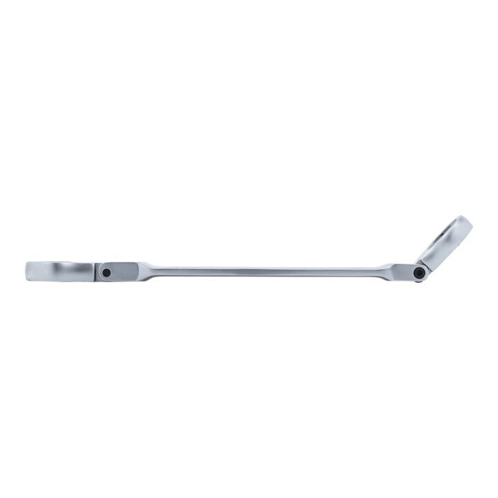 BGS Dubbele ratel-ringsleutel, kantelbaar, met E-profiel ringkoppen, SW E14 x E18
