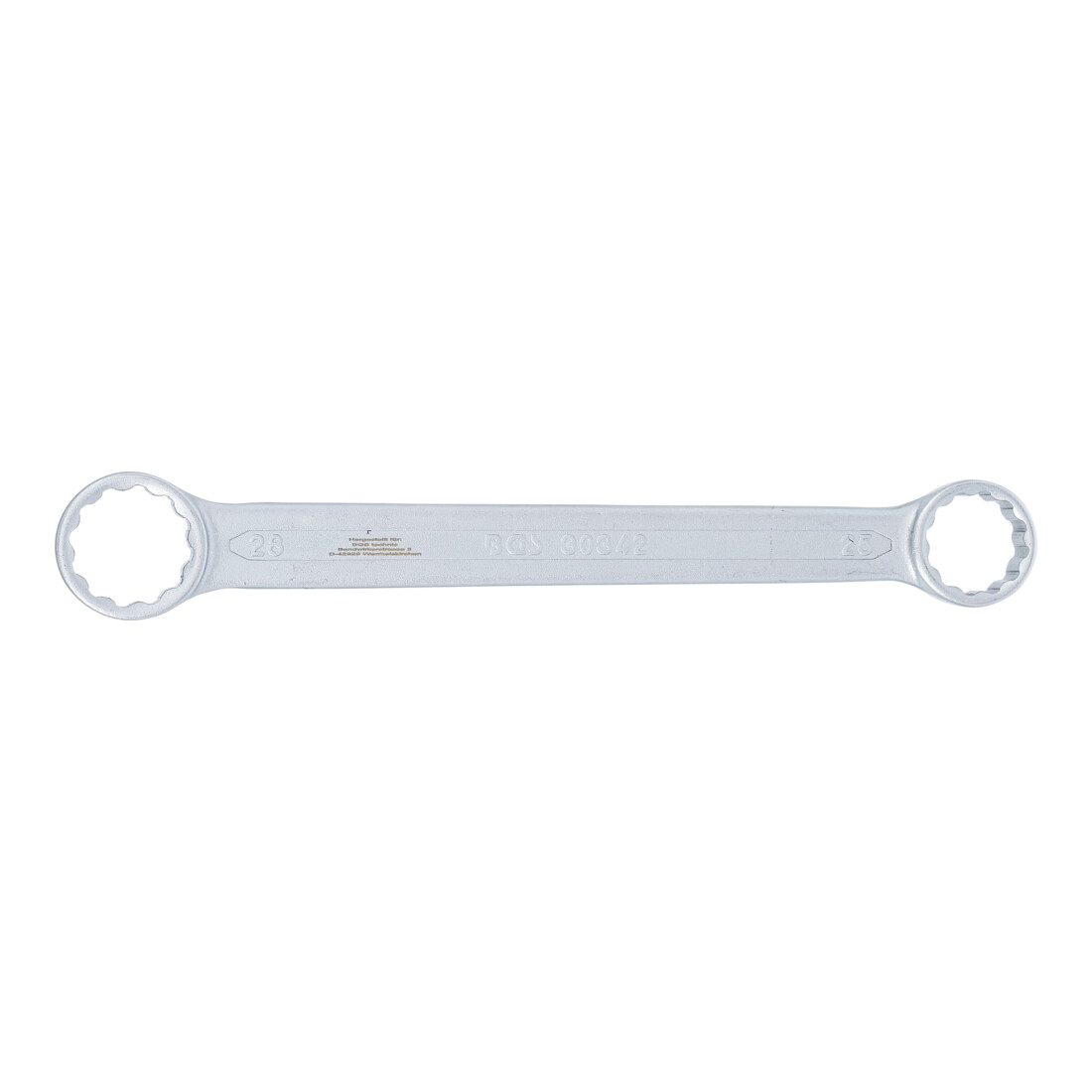 BGS Dubbele ringsleutel, extra plat, SW 25 x 28 mm
