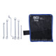 BGS dubbele ringsleutelset gekarteld inch maten SW 1/4 inch - 3/4 inch 6 delig-4