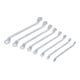 BGS dubbele ringsleutelset gekarteld SW 6 x 7 - 20 x 22 mm 8 dlg.-1