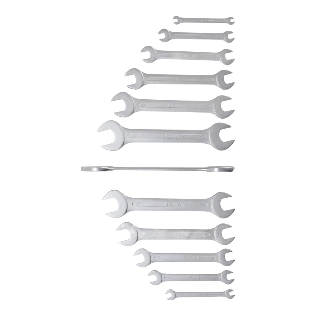 BGS Dubbele steeksleutelset SW 6 - 32 mm 12 delig