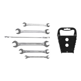 BGS Dubbele steeksleutelset SW 6x7 - 17x19 mm 6 delig