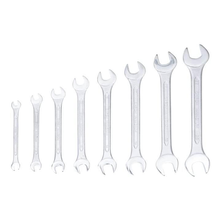 BGS Dubbele steeksleutelset SW 6x7 - 20x22 mm 8 dlg.