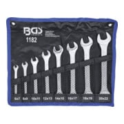 BGS Dubbele steeksleutelset SW 6x7 - 20x22 mm 8 dlg.-5