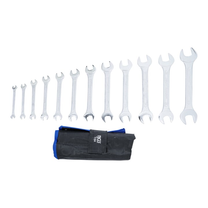 BGS Dubbele steeksleutelset SW 6x7 - 30x32 mm 12 dlg.