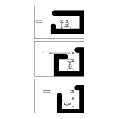 BGS Dubbelscharnierende ratelring-steeksleutel | plooibaar | 10 mm