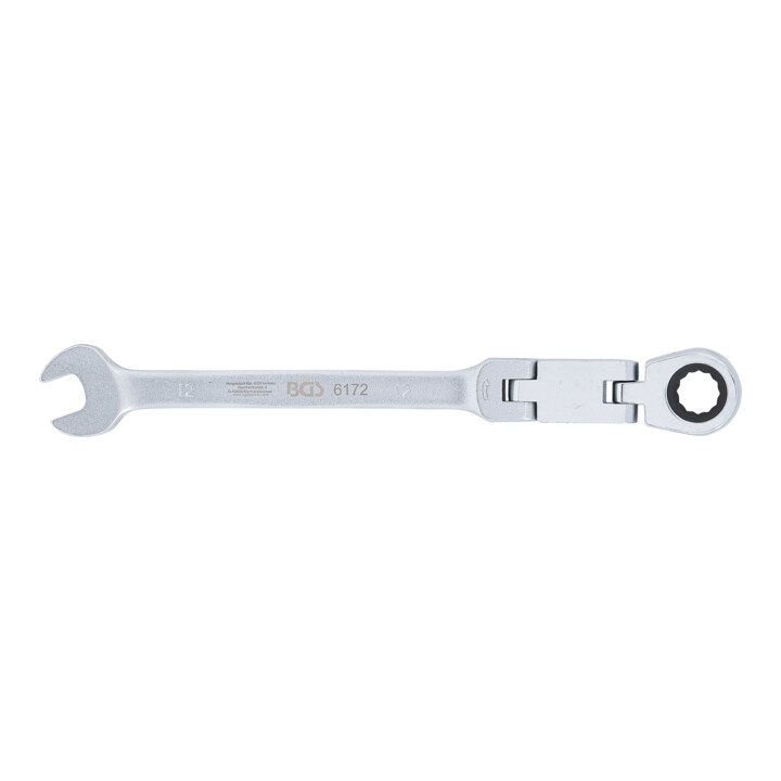 BGS Dubbelscharnierende ratelring-steeksleutel | plooibaar | 12 mm