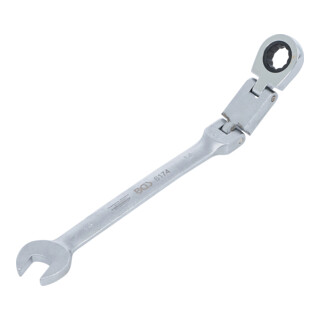 BGS Dubbelscharnierende ratelring-steeksleutel | plooibaar | 14 mm