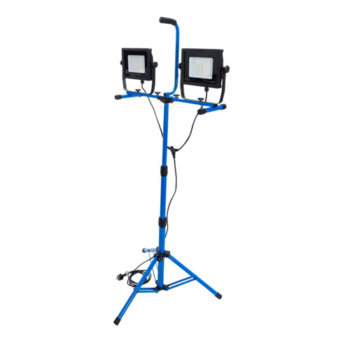 BGS Duo-SMD Faretto da lavoro a LED con treppiede 2x70 W