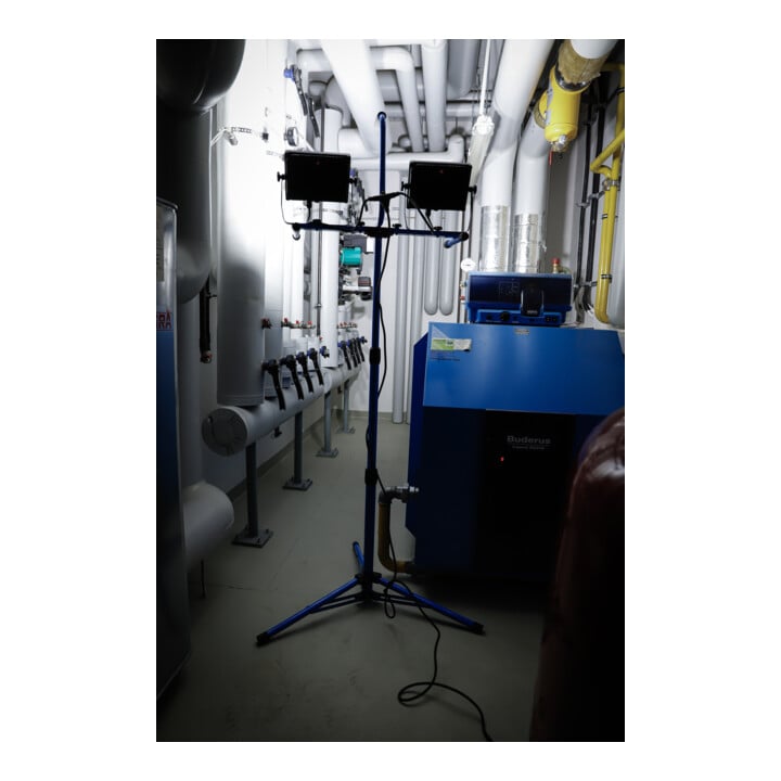 BGS Duo-SMD LED werkspot met statief 2 x 70 W