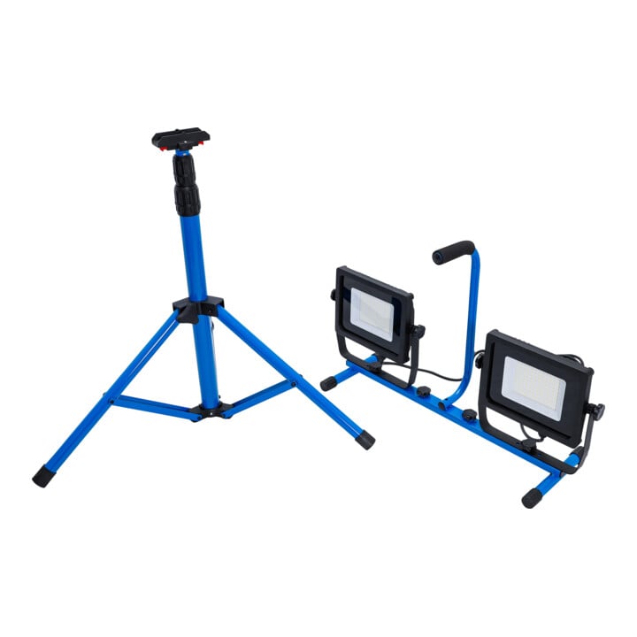 BGS Duo-SMD LED werkspot met statief 2 x 70 W
