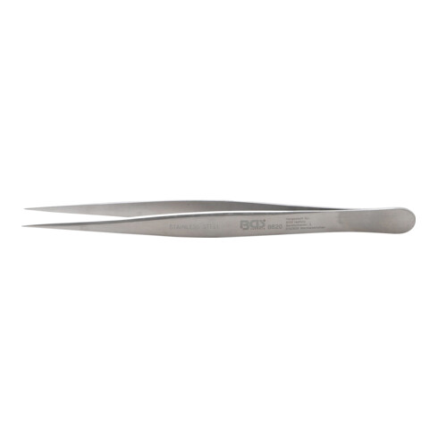 BGS Edelstahl-Spitzpinzette 8620, gerade, 125 mm
