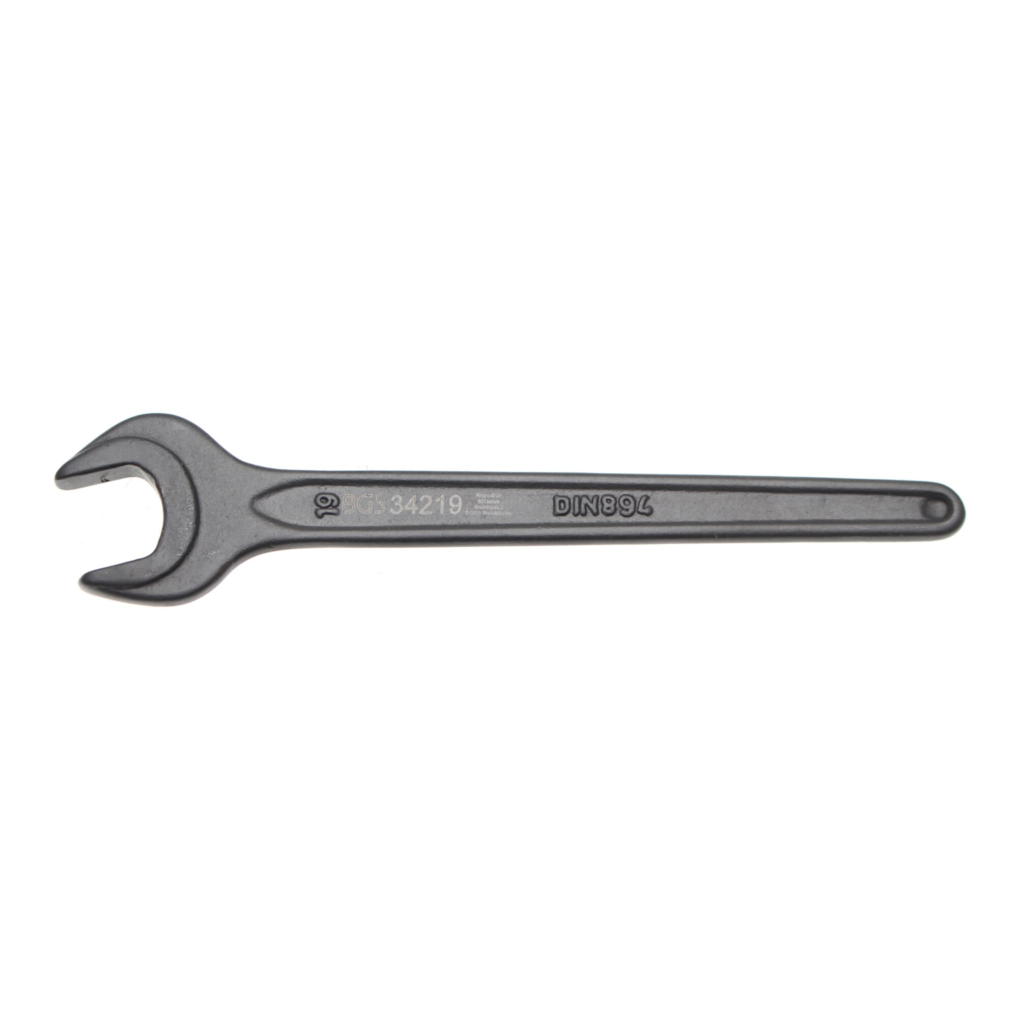 BGS Einmaulschlüssel 34219, DIN 894, SW 19 mm ; BGS technic