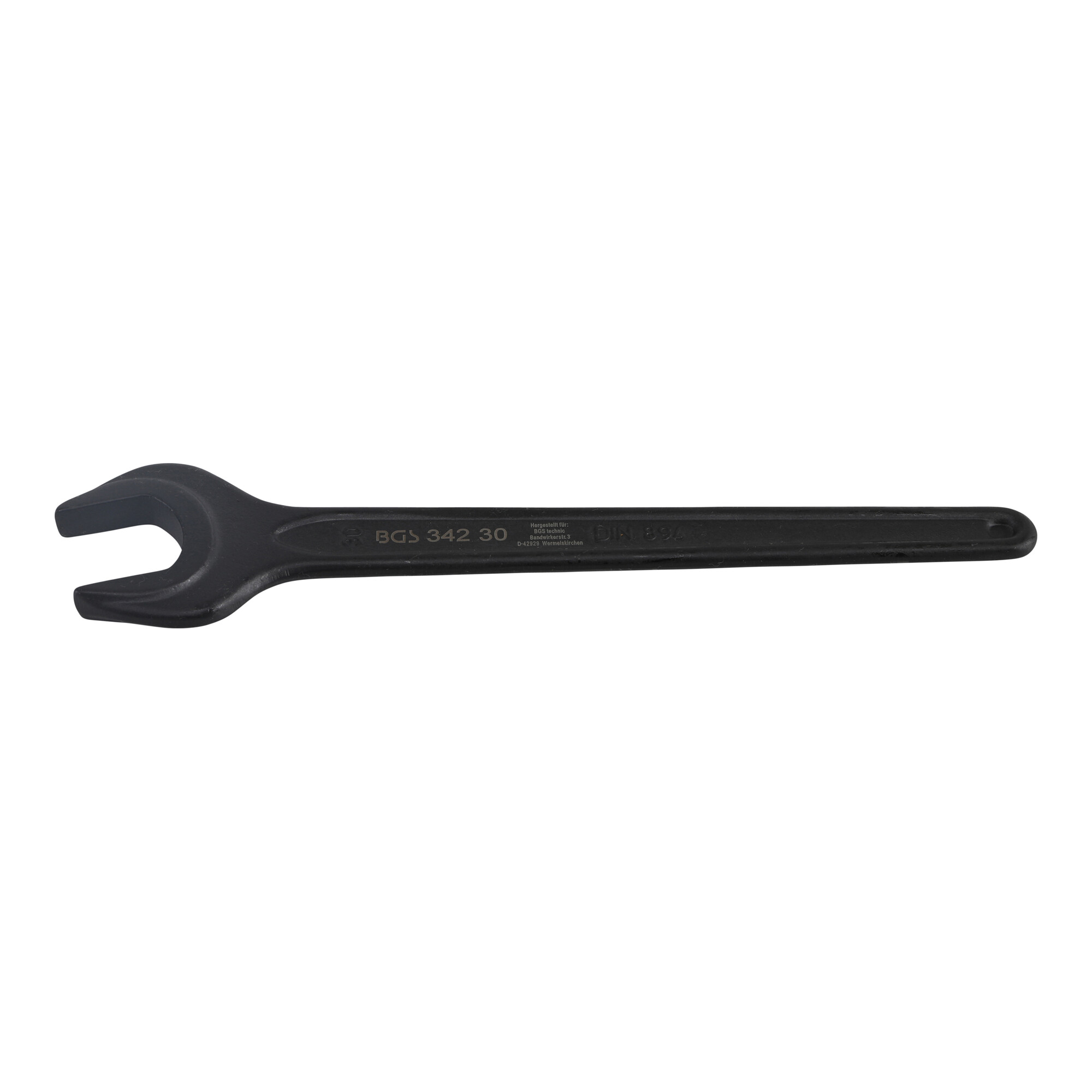 BGS Einmaulschlüssel 34230, DIN 894, SW 30 mm ; BGS technic