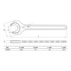 BGS Einmaulschlüssel 34246, DIN 894, SW 46 mm-3