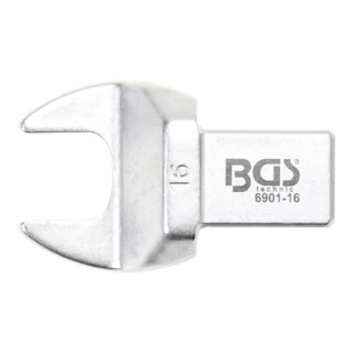 BGS Einsteck-Maulschlüssel 6901-16, 16 mm, Aufnahme 14 x 18