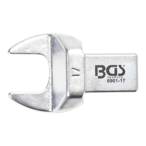 BGS Einsteck-Maulschlüssel 6901-17, 17 mm, Aufnahme 14 x 18