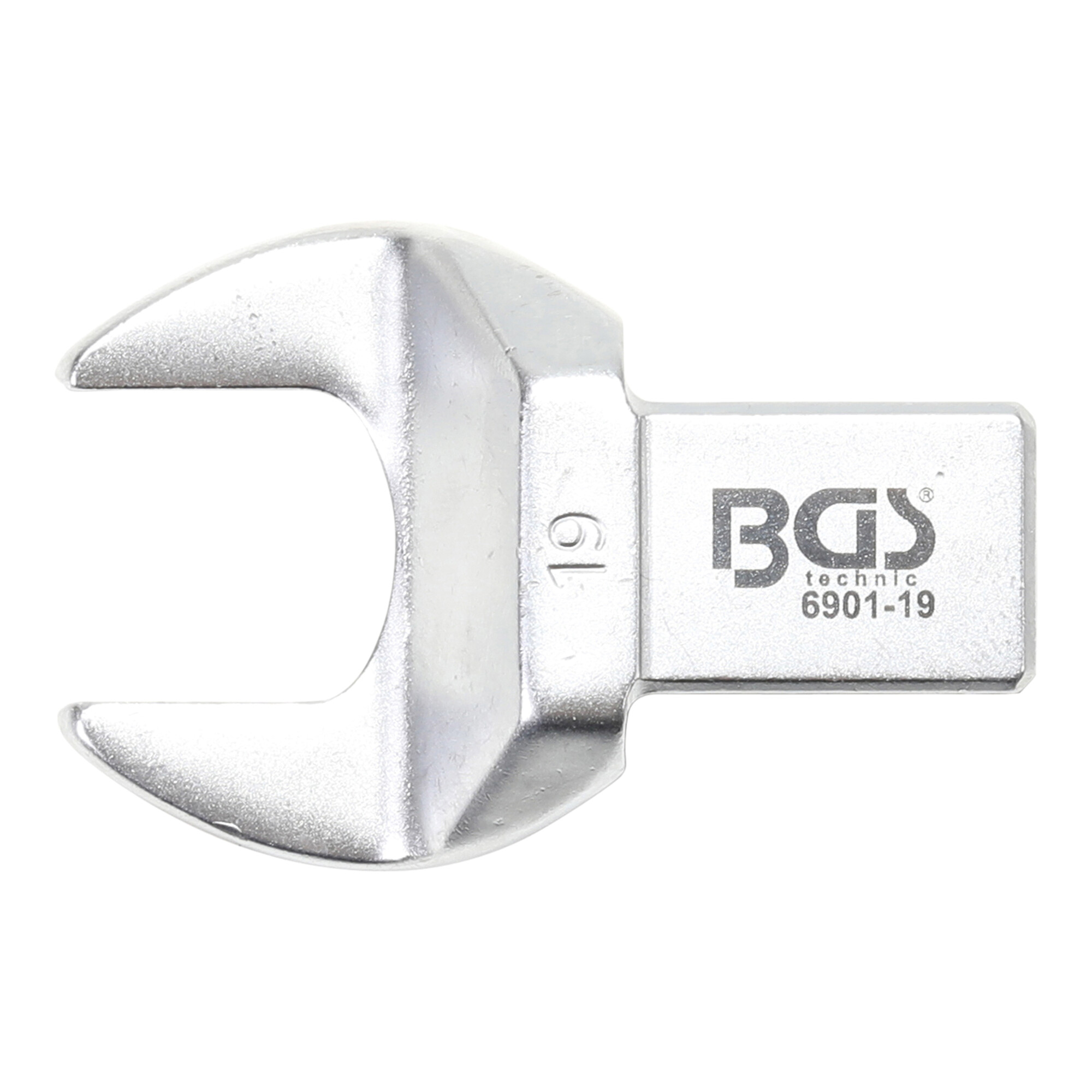 BGS Einsteck-Maulschlüssel 6901-19, 19 mm, Aufnahme 14 x 18 ; BGS technic