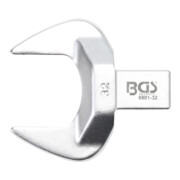 BGS Einsteck-Maulschlüssel 6901-32, 32 mm, Aufnahme 14 x 18