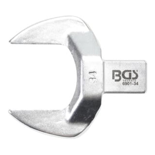 BGS Einsteck-Maulschlüssel 6901-34, 34 mm, Aufnahme 14 x 18