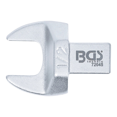 BGS Einsteck-Maulschlüssel 72045, 1/2", Aufnahme 9 x 12 mm