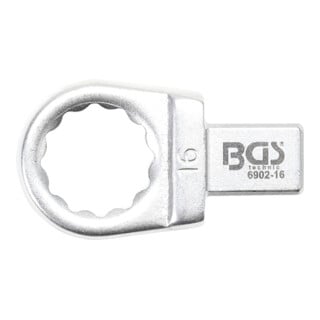 BGS Einsteck-Ringschlüssel 6902-16, 16 mm, Aufnahme 9 x 12 mm